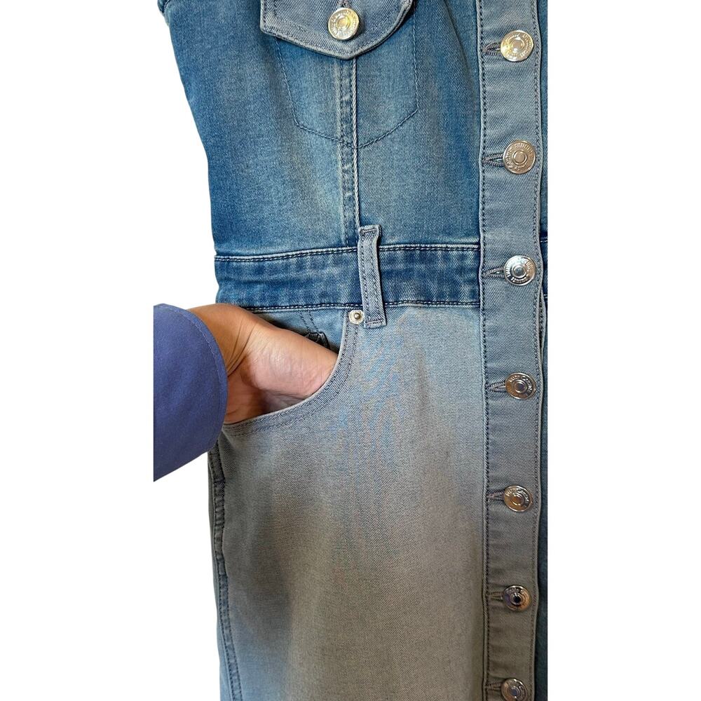 Nordstrom Juicy Couture Denim Mini Dress - Size Small - Picture 4 of 6
